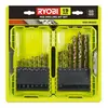 Image de Ryobi Coffret de forets 19 pièces - Multicolore