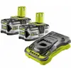Image de Ryobi Kit chargeur + 2 batteries Li-ion 18 V 5 Ah