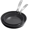 Image de Set de 2 poêles 20cm / 28cm aluminium forgé revêtement céramique - Copenhagen