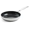 Image de Poêle 24 cm inox triply revêtement céramique - Geneva