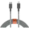 Image de Native Union Câble Eco Belt USB-C vers Lightning - 3m Zèbre Multicolore