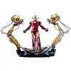 Image de Hot toys figurine Iron Man Mark IV avec portique