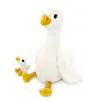Image de Les Déglingos Les PTIPOTOS by Peluche JEBONGOU OIE Maman and Bebe Blanche