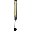 Image de Applique d'extérieur en verre et grille polycarbonate noir 56,2cm Lukas - Elements Lighting