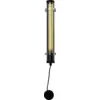 Image de Applique d'extérieur en verre et nid d'abeille polycarbonate noir 56,2cm Lukas - Elements Lighting