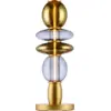 Image de Lampe de table en aluminium et verre doré et graphite 54cm Leonor - Elements Lighting