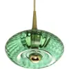 Image de Petite suspension en verre vert émeraude Grace - Elements Lighting