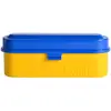 Image de KODAK Film Case (135) - Boîtier Compact en Acier pour 5 Rouleaux de Film 135 mm, Capot Amovible, Design Années 70, Protection Poussière et Humidité - Bleu