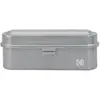 Image de KODAK Film Case (135) - Boîtier Compact en Acier pour 5 Rouleaux de Film 135 mm, Capot Amovible, Design Années 70, Protection Poussière et Humidité - Gris