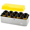 Image de KODAK Film Case (120/135) - Boîtier Compact en Acier pour 8 Rouleaux de Film 120 ou 10 Rouleaux de Film 135, Capot Amovible, Finition Mate, Design Moderne, Protection Poussière et Humidité - Jaune