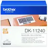Image de Brother DK-11240 - Rouleau d'étiquettes original   Noir sur blanc, 102 x 51 mm