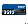 Image de Brother TN3512 Noir (3 Unités)