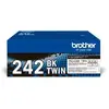 Image de TN242BKTWIN Pack de 2 toners noirs 2x2500 pages