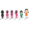 Image de Squid Game - Pack de 6 Figurines WCF