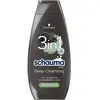 Image de Schwarzkopf, Shampoing, Schauma - Men 3In1 Shampooing For Men Hair. Visage & Corps Charcoal & Clay 400Ml (400 ml)