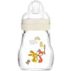 Image de MAM Biberon Verre Nature - 170ml - Lin - Tétine Débit 1