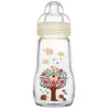 Image de Biberon en Verre Mam Feel Good 260 ml, Tétine Débit 2, Blanc