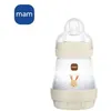 Image de Biberon anti-colique MAM Easy Start 160 ml Sable tétine débit 1 sans BPA/BPS auto-stérilisable