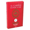 Image de Piatnik Belote Super Luxe - Jeu de 32 cartes cartonnées plastifiées   format bridge   4 index standards