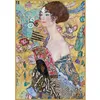 Image de Puzzle Piatnik Klimt Dame à l'éventail 1000 pièces