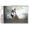 Image de Puzzle 1000 pièces BANKSY - FEMME DE MENAGE PIATNIK Carton Multicolore