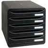 Image de Module De Classement Big Box Plus Noir 5 Tiroirs
