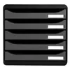 Image de EXACOMPTA Module de classement BIG BOX PLUS, 5 tiroirs,noir/