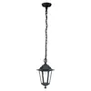 Image de Eglo Laterna 4 - Suspension extérieure à 1 ampoule noire IP44, E27