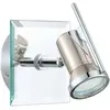 Image de EGLO, Plafonnier, 31265 TAMARA 1 Spot LED 3W 110x110mm nickel mat chrome IP44