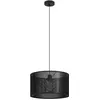 Image de EGLO, Suspension, 43795 MANBY E27 Lampe à suspendre Ø450mm Noir (E27)