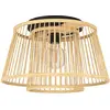 Image de EGLO, Suspension, CEILING LIGHT HYKEHAM E27 43851 BAMB/BL (E27)