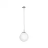 Image de Suspension RONDO 1 ampoule nickel satiné Diamètre 20 Cm