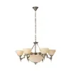 Image de Chandelier MARBELLA 9 ampoules bronze