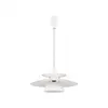 Image de Suspension BRENDA 1 ampoule blanc