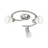 Image de Spot DAKAR 1 3 ampoules nickel satiné