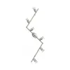 Image de Spot BUZZ-LED 6 ampoules nickel satiné