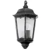 Image de Demi-Applique extérieure Noir, Argent-Patine 1X60W-Navedo - EGLO LIGHTING - 93459