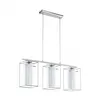 Image de Suspension LONCINO 1 3 ampoules chrome