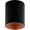 Image de EGLO, Plafonnier, Plafonnier POLASSO noir, cuivre (340 lm)
