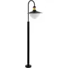 Image de EGLO, Éclairage d'extérieur, 97287 SIRMIONE E27 Lampadaire d'extérieur 340x270mm Noir Or Blanc IP44 (E27, IP44)