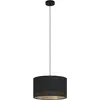 Image de EGLO, Suspension, Suspension ESTEPERRA 1x E27, noir/or (E27)