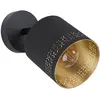 Image de EGLO, Plafonnier, Projecteur de surface ESTEPERRA 1x E27, noir/or (E27)