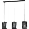 Image de EGLO, Suspension, Suspension CREMELLA 3x E27, Noir (E27)