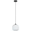 Image de EGLO, Suspension, Suspension MANTUNALLE 1x E27, noir/blanc (E27)