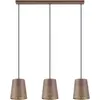 Image de EGLO, Suspension, Suspension SEGEZIA 3x E27 Moka (E27)