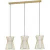 Image de EGLO, Suspension, Suspension MASETA 3x E27 or/blanc (E27)