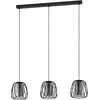 Image de EGLO, Suspension, Suspension FLORESTA 3x E27 noir (E27)