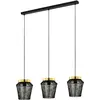 Image de EGLO, Suspension, Suspension ESCANDIDOS 3x E27 noir (E27)