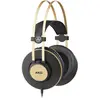 Image de Akg k 92 - casque fermé circum-aural, transducteurs de 40 mm, auto-ajustable, confortable, léger avec des accents dorés
