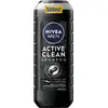 Image de Nivea, Shampoing, Tiefenreinigendes Shampoo für Herren (Active Clean Shampoo) Volumen: 500 ml (Shampoing liquide, 500 ml)